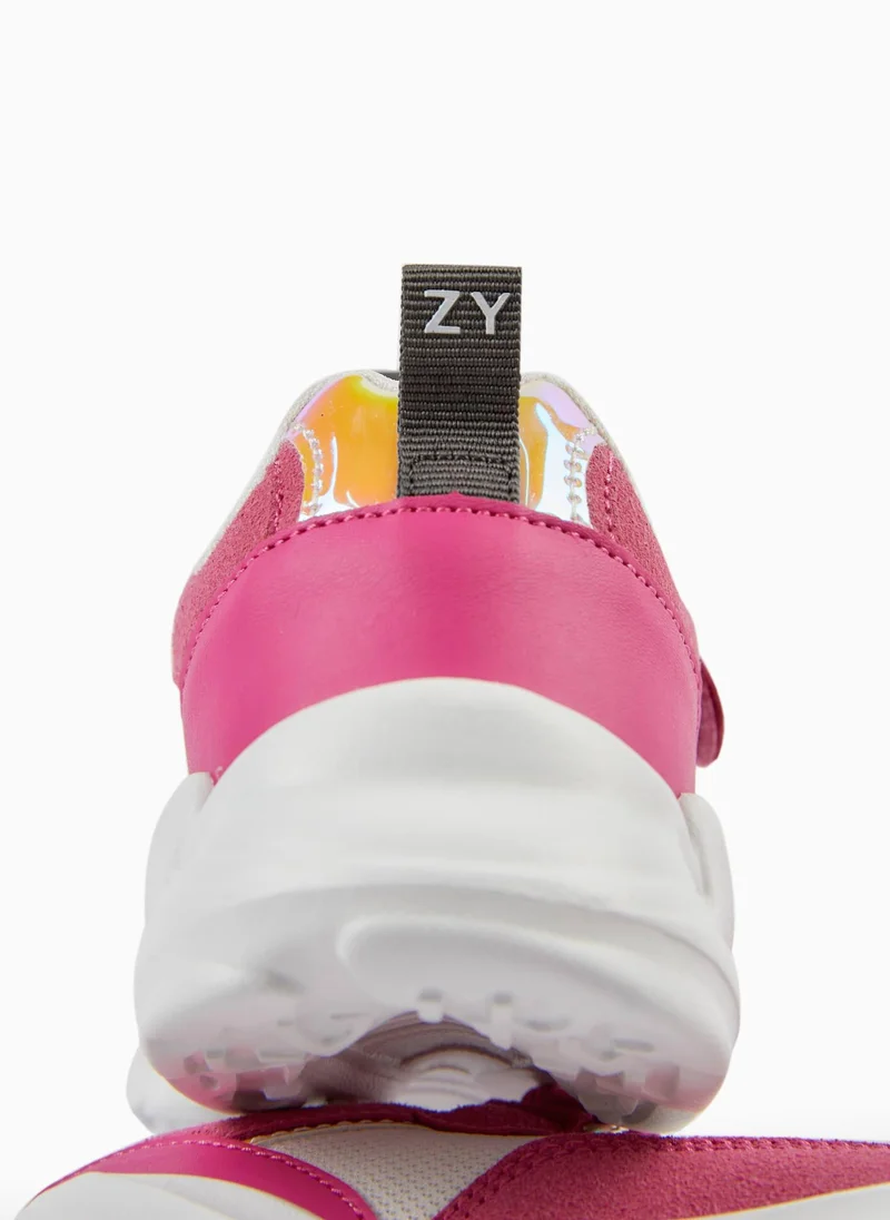 Zippy Trainers for Girls 'ZY Superlight Runner', Pink/White