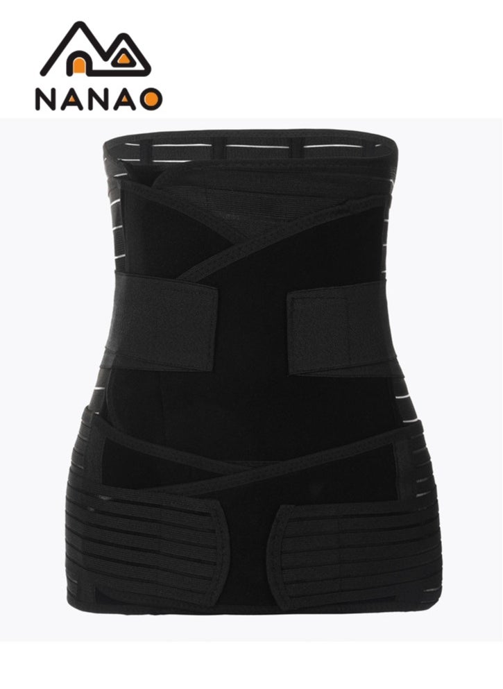 NANAO 3 in 1 Postpartum Belly Corset Belt For Waist, Postpartum Support Waist Belt Shapewear Slimming Girdl,Pelvis And Around The Stomach Very Comfortable Breathable And Under Clothes XL  - Image 1