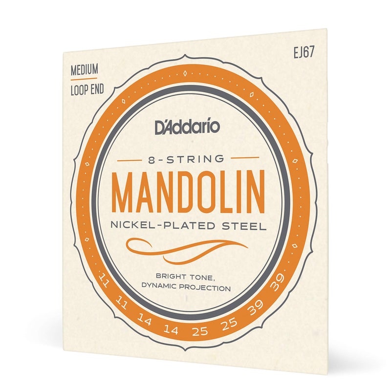 D'Addario EJ67 Nickel Mandolin, 11-39 - Image 5