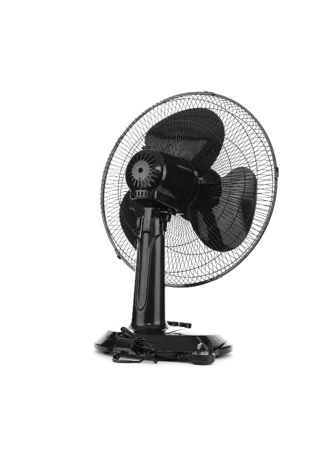 PALSON Desk Fan, 16 Inch, 3 Blades, 45W, 3 Air Speed Settings, Black - Image 3