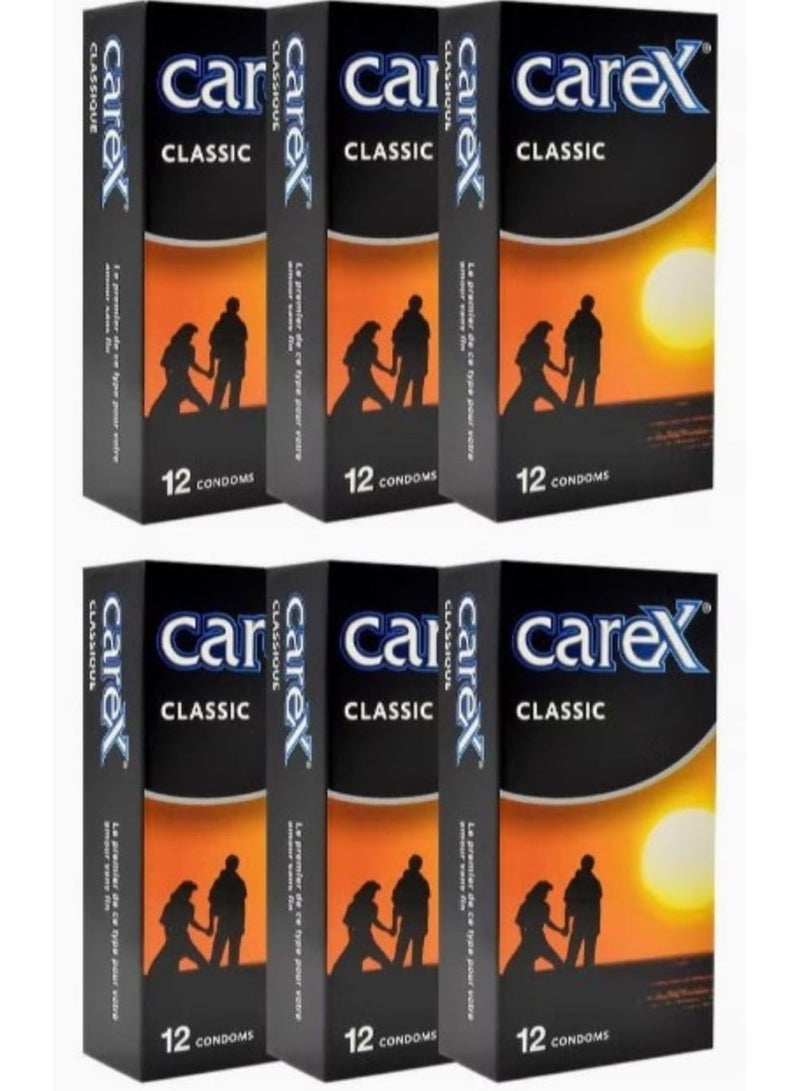 Classic Condoms 12S * 6 Boxes