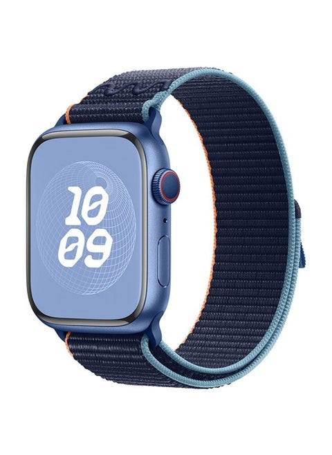 Replacement Strap For Apple Watch Ultra 49mm Loop Nylon Watch Band Dark Navy