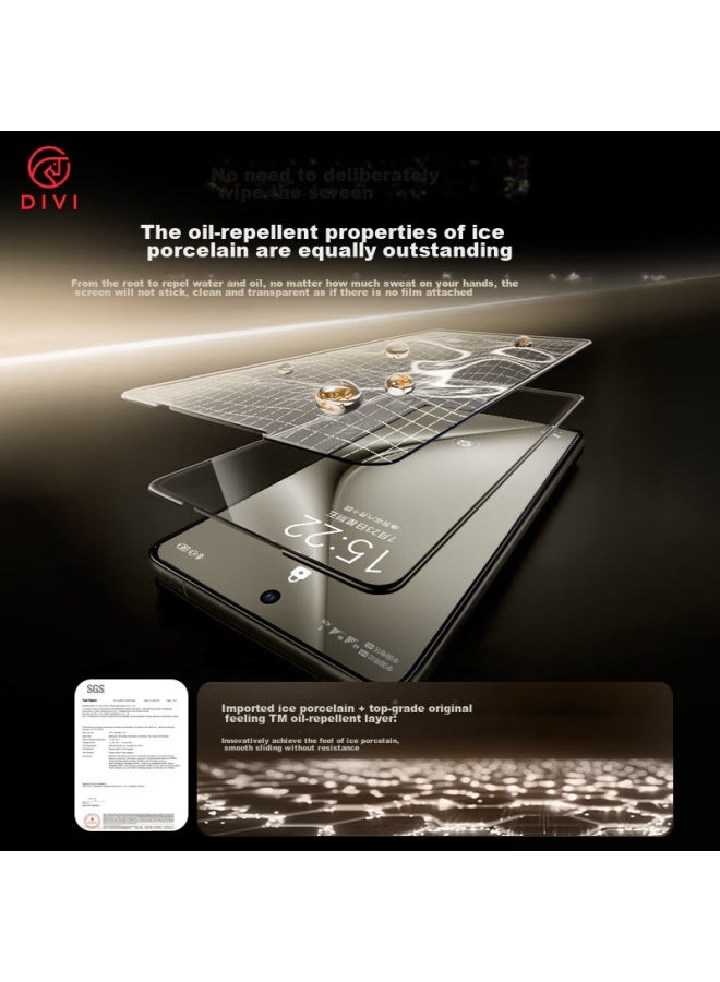 DiVi First Guard For Huawei Pura70 Phone, Full Adhesive P70 Hydrogel Film, High-definition Anti-fingerprint Non-tempered Shatterproof Dust-free Soft Film Protective Film - Image 5