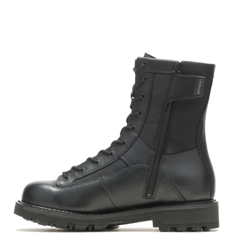 Bates mens 8" Durashock Lace-to-toe Side Zip Work Boot, Black, 9.5 Wide US - Image 5