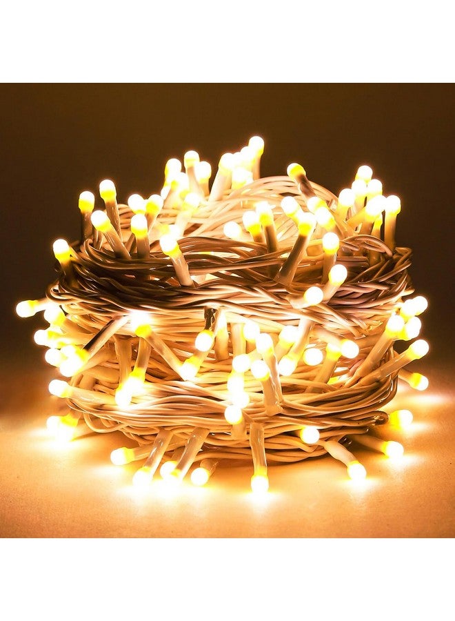 Lexton Lunar Ultra Bright String Light/Fairy Light | 96 LED, Plug Sourced | Best for Home Decorative, Indoor & Outdoor Decoration, Diwali, Christmas, Wedding Light (Pack of 1, Warm White) - Image 1