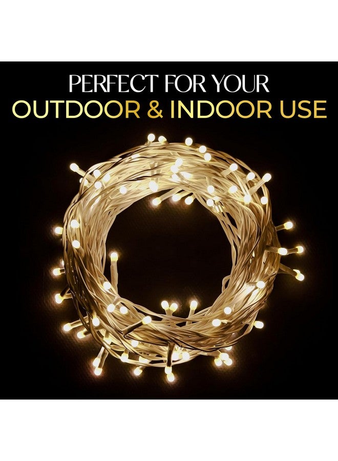 Lexton Lunar Ultra Bright String Light/Fairy Light | 96 LED, Plug Sourced | Best for Home Decorative, Indoor & Outdoor Decoration, Diwali, Christmas, Wedding Light (Pack of 1, Warm White) - Image 5
