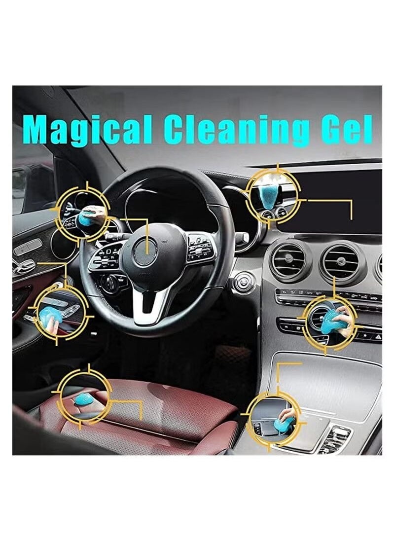 DMG TECH Cleaning Gel for Car, Car Cleaning Putty, Car Detailing Gel for Cleaning Car Interiors, for Car Vents, Pc, Laptops, Cameras, Window Slits Beauty Gel  - Image 5