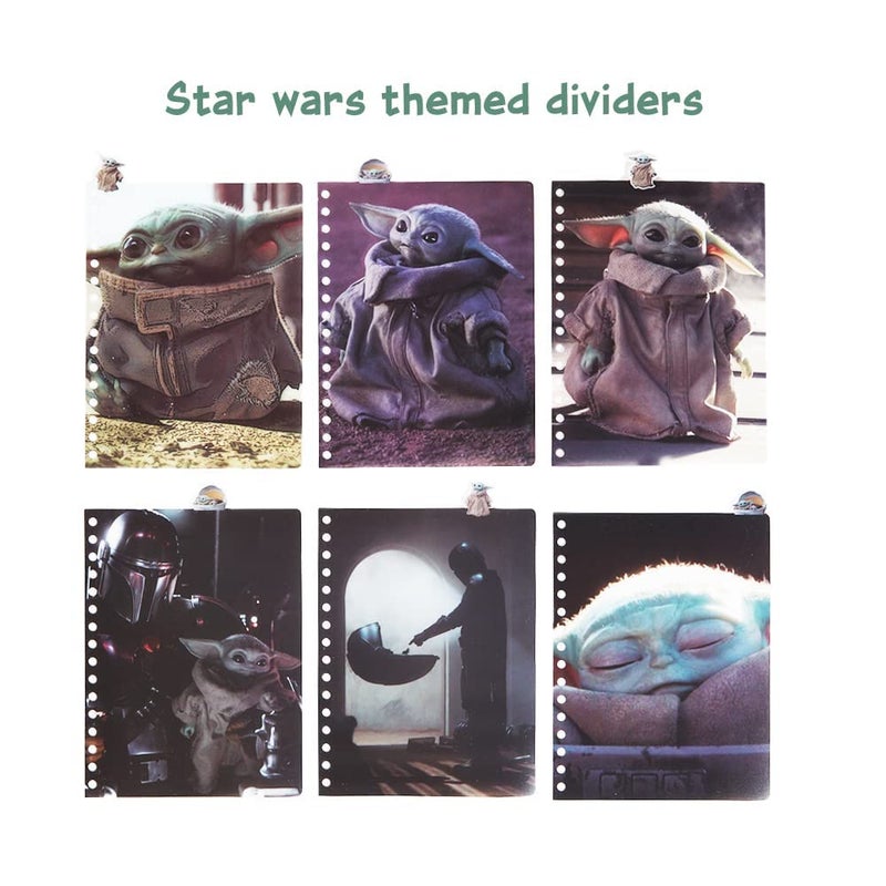 Innovative Designs Baby Yoda Notebook Star Wars Mandalorian Tab Journal for Kids - Image 4