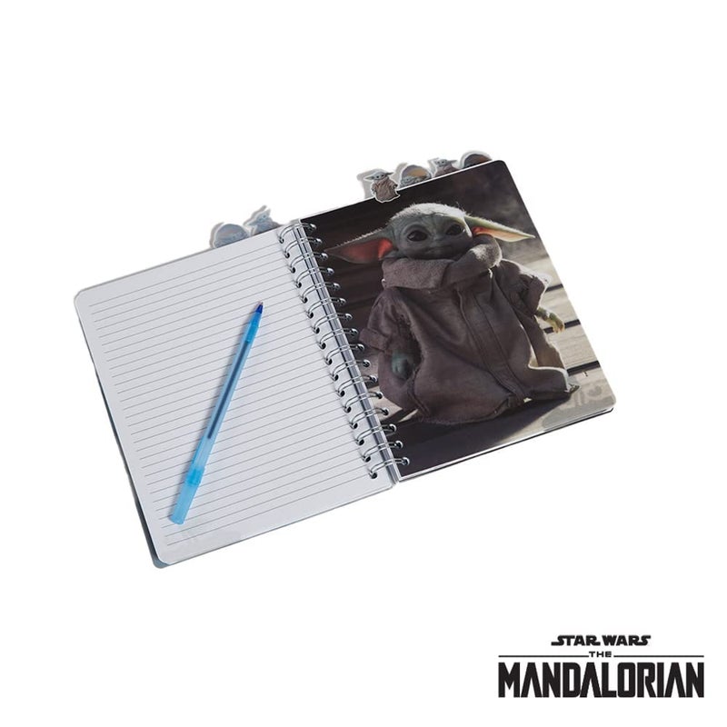Innovative Designs Baby Yoda Notebook Star Wars Mandalorian Tab Journal for Kids - Image 3