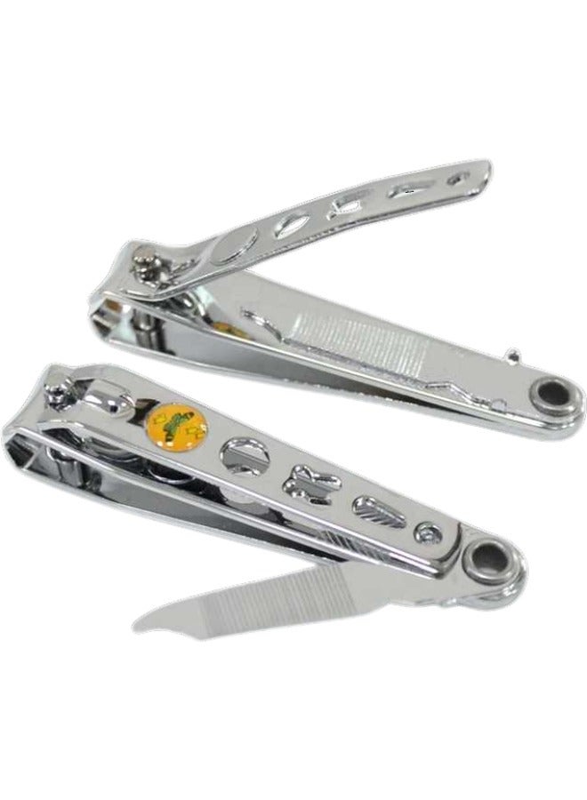 Sharp Nail Clipper and Trimmer, Built in Nail Files Heavy Duty Stainless Steel, Suitable for Thick Fingernail Toenail Clippers Cutter for Men and Women - Image 3