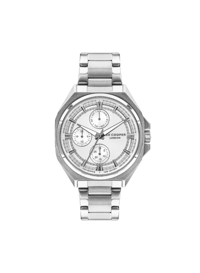 Lee Cooper Men's Chronograph  Shape Metal Wrist Watch LC07716.330 - 44 Mm