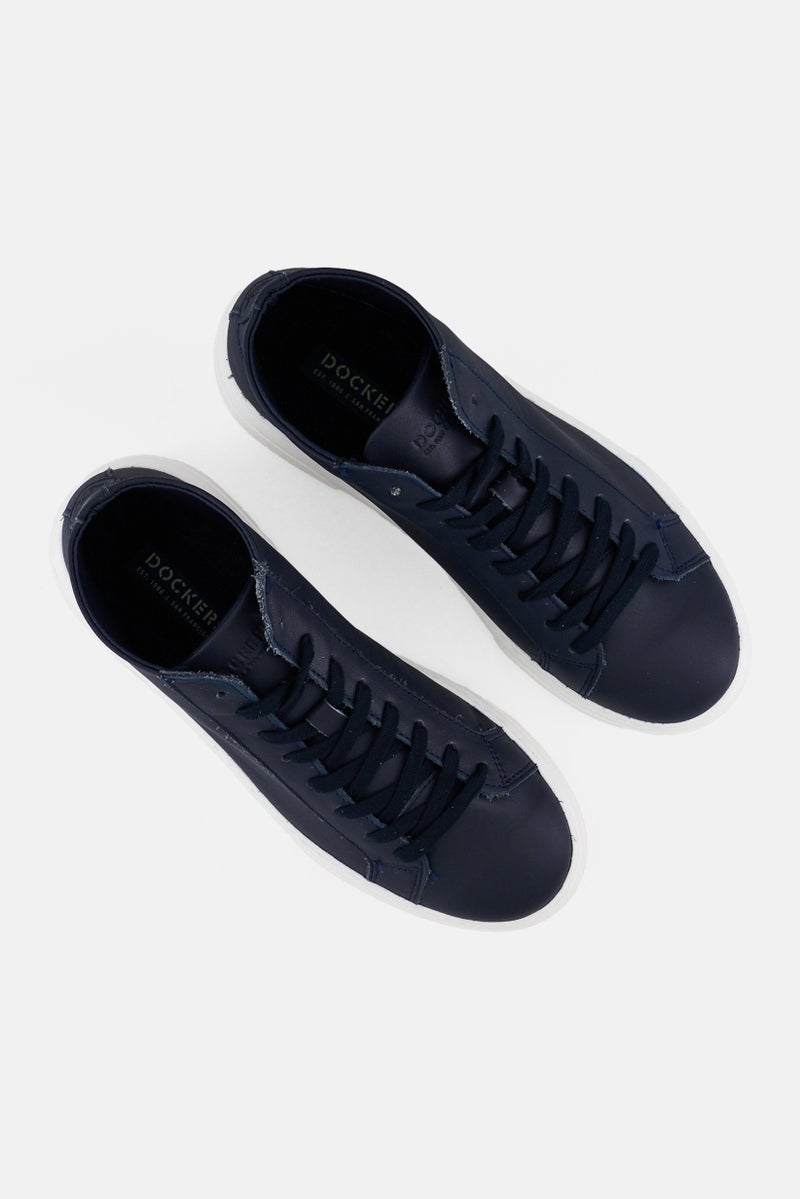 DOCKERS Men Lace Up Casual Shoes, Navy - Image 4