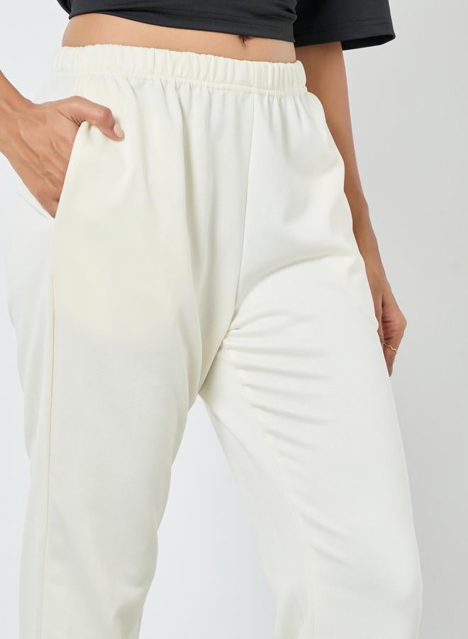 ستايلي بنطلون رياضي بخصر مطاطي وأساور - Image 3