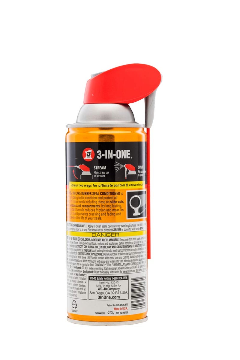 3 in one 3-IN-ONE RVcare Rubber Seal Conditioner with SMART STRAW SPRAYS 2 WAYS, 11 OZ [6-Pack] - Image 2
