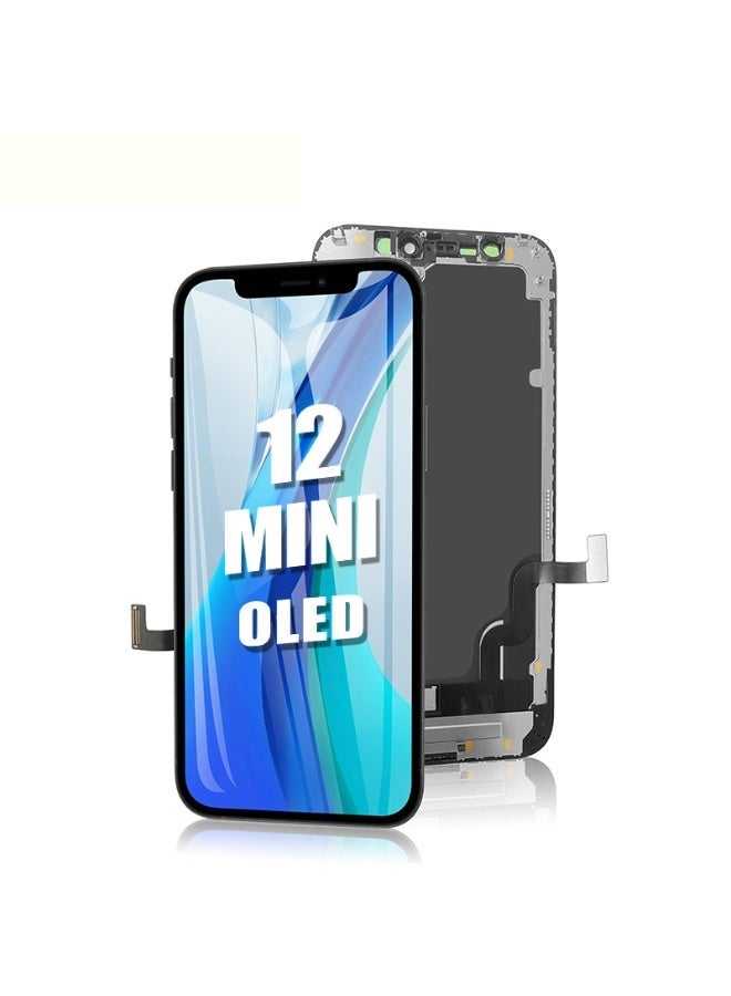 Kara Manda for iPhone 12 Mini Screen Replacement OLED [NOT LCD] 5.4 inch Display 3D Touch Screen FHD Digitizer Assembly (A2176 A2398 A2399 A2400) - Image 1