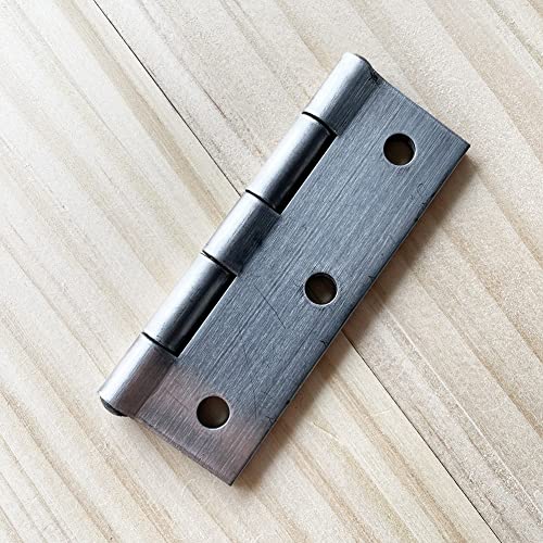 Adiyer 4pcs 304 Stainless Steel 3-inch Folding Butt Hinges Home Furniture Hardware Door Hinges for Door Case Lid Wooden Box Chest (75mm x 50mm x 1.5mm) - Image 5