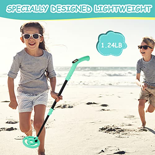 OMMO Metal Detector, Adjustable 27.5”-37.8” Metal Detector for Kids with Intuitive LCD Display, Lightweight Kids Metal Detectors with 6” Search Coil for Exploration Hiking - Image 5