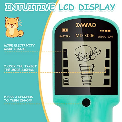 OMMO Metal Detector, Adjustable 27.5”-37.8” Metal Detector for Kids with Intuitive LCD Display, Lightweight Kids Metal Detectors with 6” Search Coil for Exploration Hiking - Image 2