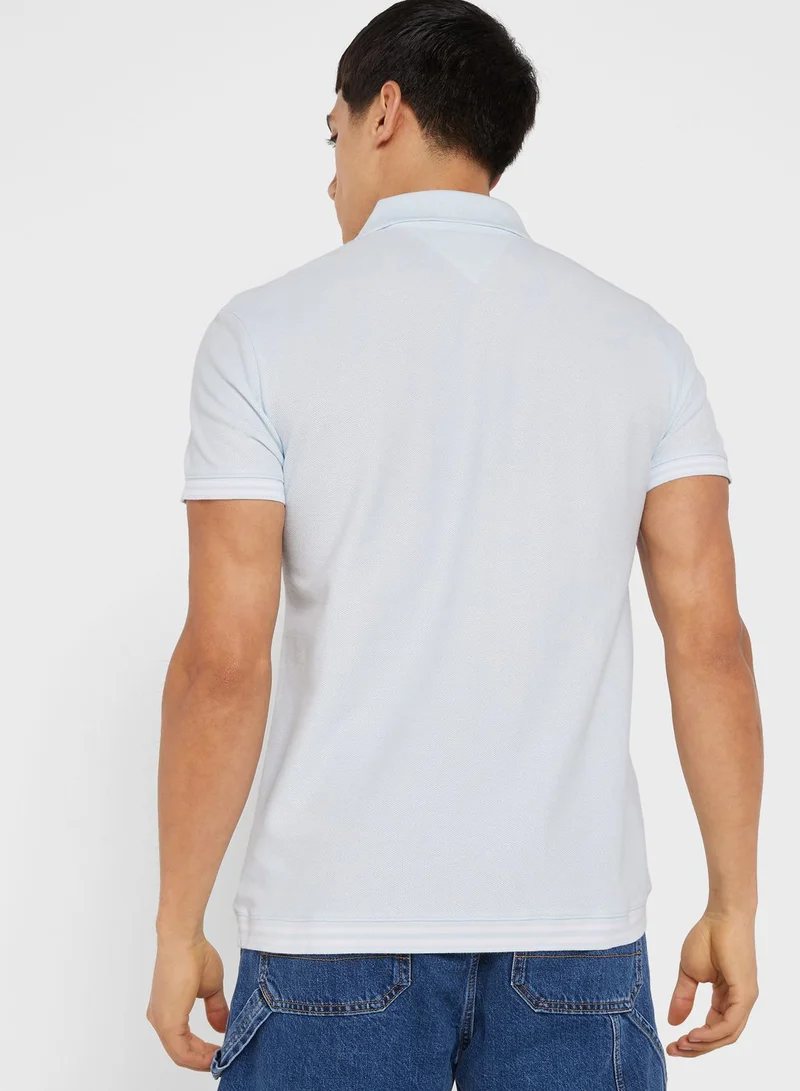 TOMMY JEANS Logo Print Polo