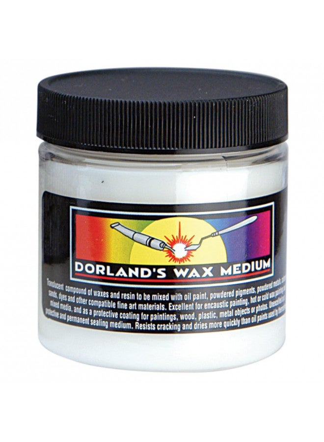 Jacquard Dorlands Wax - 4 Ounce - Versatile Pure Wax and Damar Resin - Protective Topcoat for Sealing and Finishing