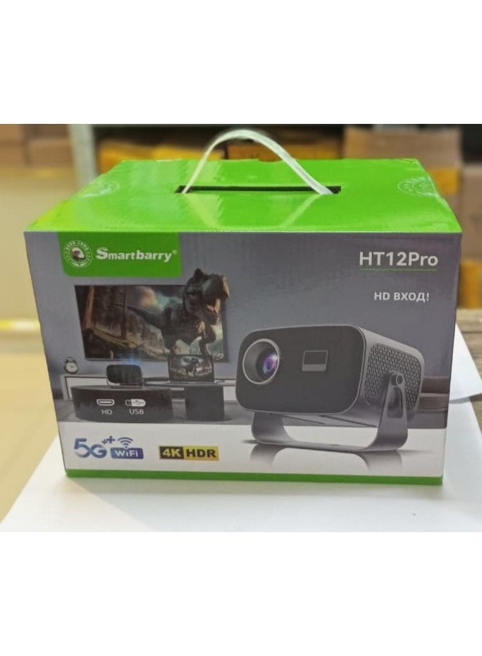 SMARTBARRY HT12 Pro 4K Ultra HD Smart Projector | 28000 Lumens | Android 13 | WiFi 6 & Bluetooth 5.2 | Auto Focus & Keystone | Home Theater & Outdoor Movie Projector - Image 5