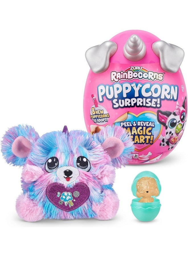Rainbocorns Rainbocorns Sparkle Heart Surprise, Puppycorn Series 2, Puppycorn Surprise, Moxie The Komon - Collectible Plush - 7 Layers of Surprises, Peel and Reveal Heart, Ages 3+ (Komon) - Image 2