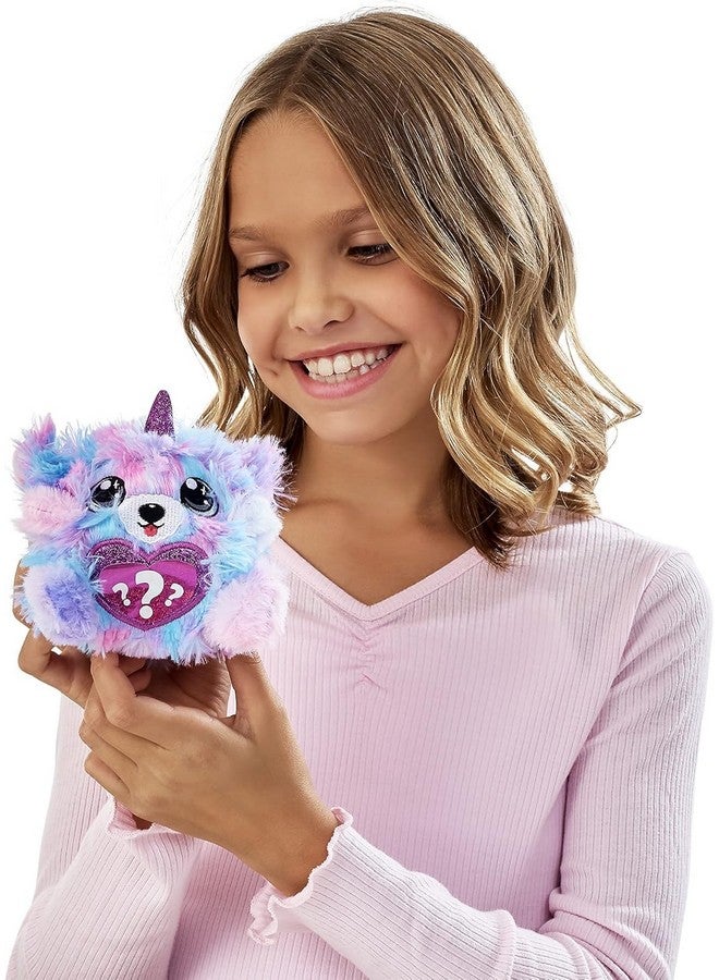 Rainbocorns Rainbocorns Sparkle Heart Surprise, Puppycorn Series 2, Puppycorn Surprise, Moxie The Komon - Collectible Plush - 7 Layers of Surprises, Peel and Reveal Heart, Ages 3+ (Komon) - Image 4