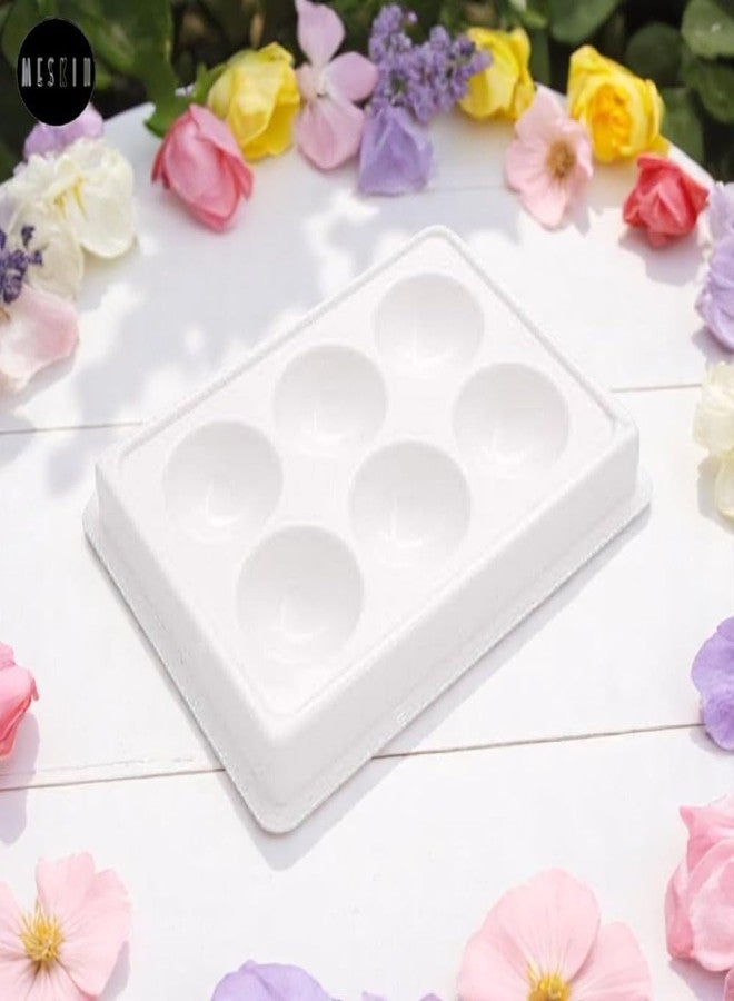 MESKIN Facial Tray - 6 in 1 Multifunctional Beauty Mixing Tray for Facial Treatments, Waxing, Skincare & Spa Applications (Multicolor, Pack of 1) - Image 5