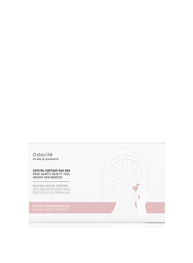 Odacite Odacité Crystal Contour Gua Sha - Rose Quartz - Image 4