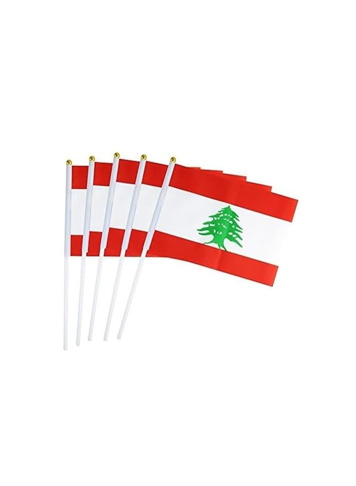 PRINTSHOP4ME Set of 10 Hand-Held Mini Country Flags - Perfect for Parades - Festivals and Party Decorations - Party Favors and Event Supplies - Image 1