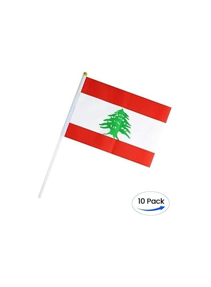 PRINTSHOP4ME Set of 10 Hand-Held Mini Country Flags - Perfect for Parades - Festivals and Party Decorations - Party Favors and Event Supplies - Image 4