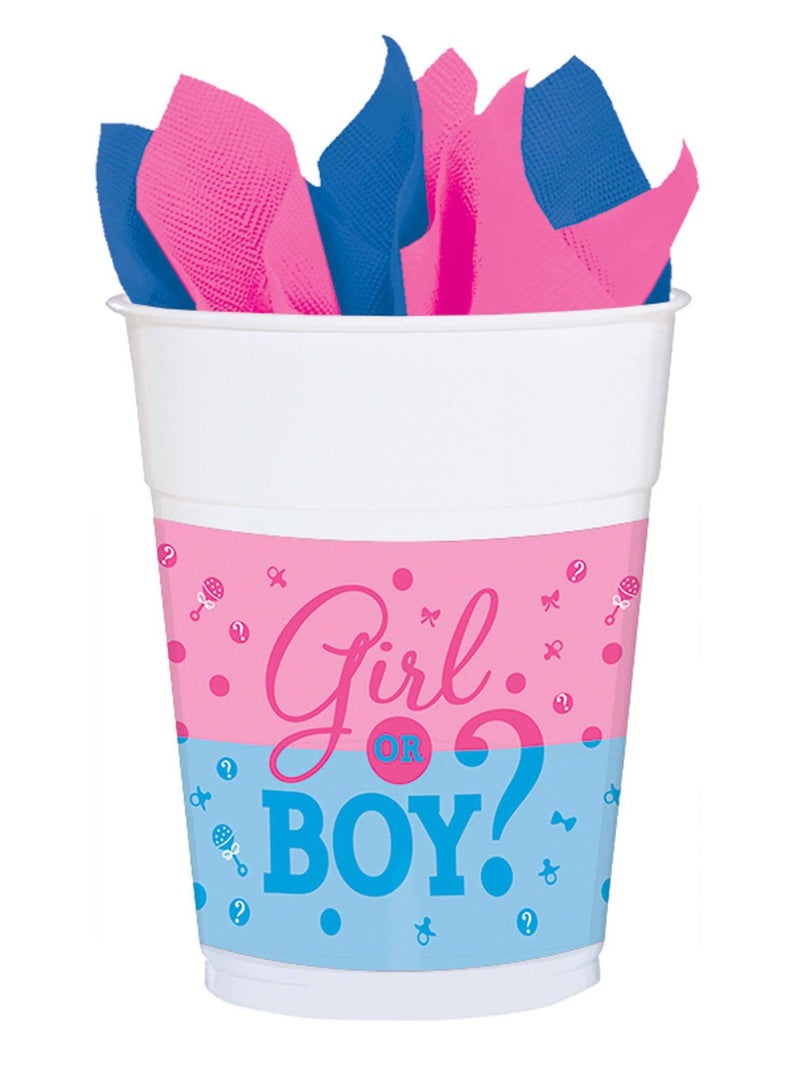 Amscan تتضمن أدوات المائدة الفاخرة للفتيات أو الأولاد أطباقًا وأكوابًا وأدوات مائدة ومناديل وغطاء طاولة ومجموعة تزيين وقصاصات ورقية لـ 8 ضيوف - Image 4