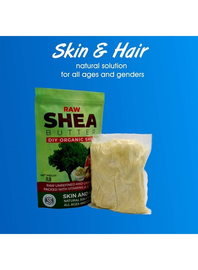 Sumpou Organic Shea Butter DIY - 16 oz Unrefined, Pure, 100% Natural, Handmade and Fragrance Free | Hair and Body Butter … - Image 2