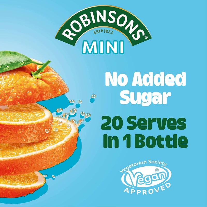 Robinsons Real Fruit Mini - Orange Concentrate 66 ML - No Added Sugar - Image 4