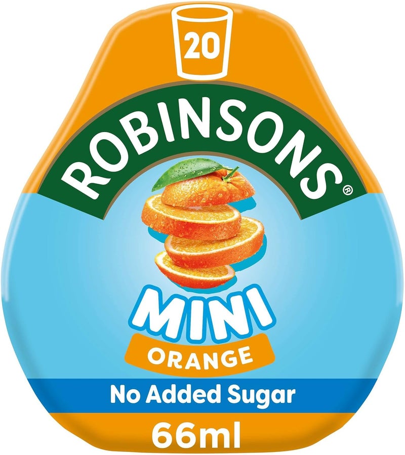 Robinsons Real Fruit Mini - Orange Concentrate 66 ML - No Added Sugar - Image 1