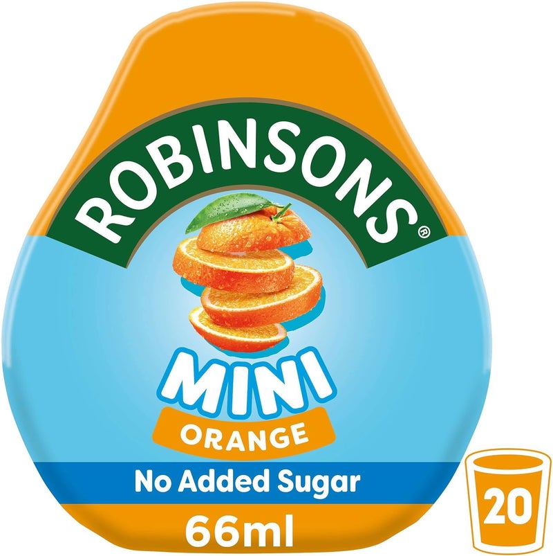 Robinsons Real Fruit Mini - Orange Concentrate 66 ML - No Added Sugar - Image 3