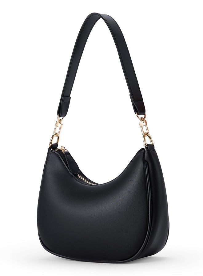 Chelmon Shoulder Bag for Women,Cute Hobo Purses and Handbags Retro Clutch Underarm Purse with Zipper Closure - Image 1