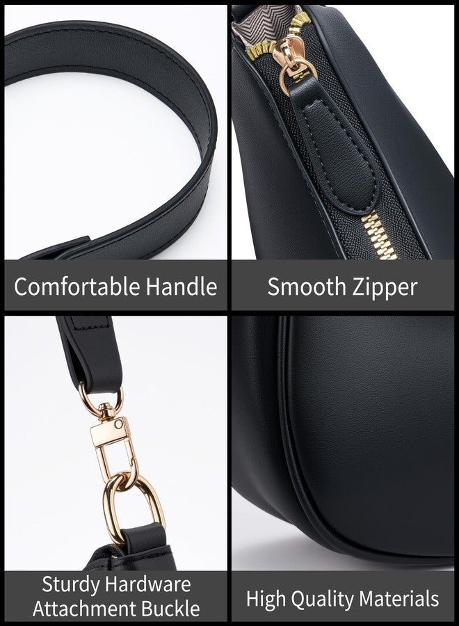 Chelmon Shoulder Bag for Women,Cute Hobo Purses and Handbags Retro Clutch Underarm Purse with Zipper Closure - Image 3
