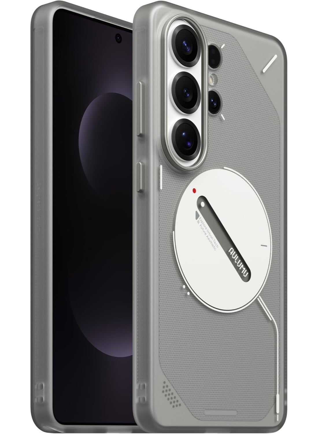 Aulumu S26 Ultra Frosted Case Glow Magnetic with Thermal Cooling Technology, Slim Protective Cover Compatible with Magnetic Wireless Charging
