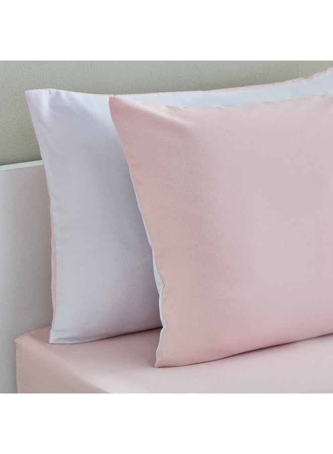 Home Box Vera 2 - Pieces Reversible Microfibre Pillow Cover Set - 50X75 Cm  - Image 4