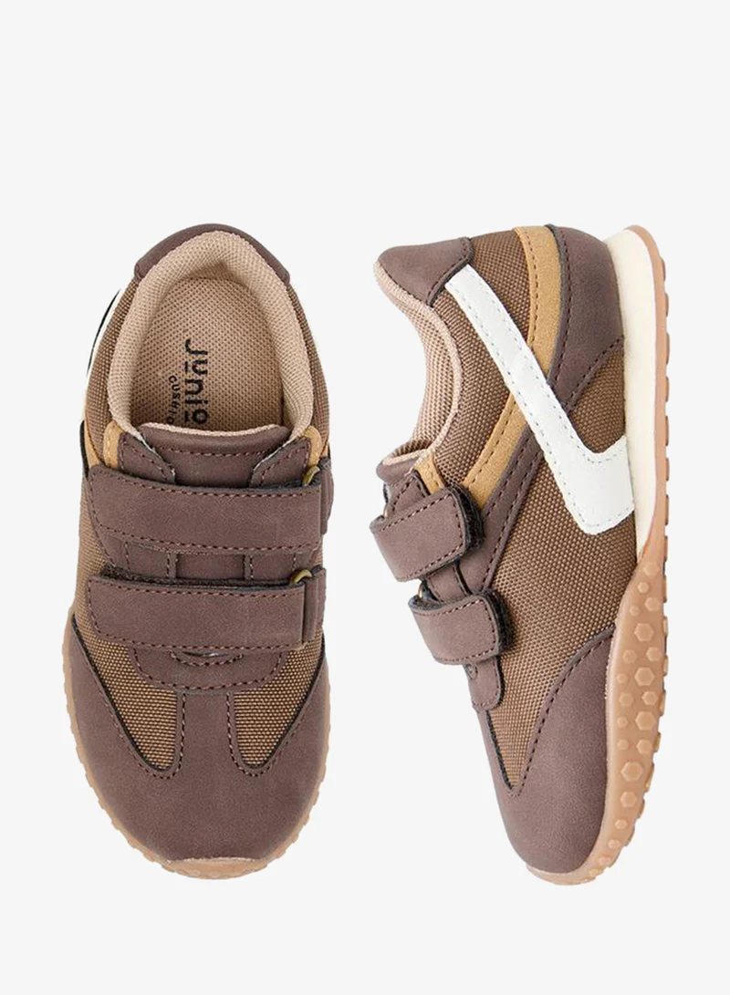 Juniors Boys Hook & Loop Ankle School Sneakers