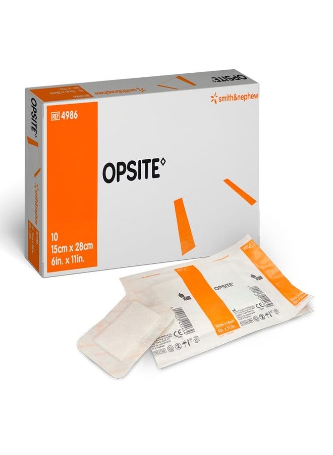 SMITH OPSITE Transparent Film Incise Dressings (15 x 28 cm), 5 PCS - Image 1