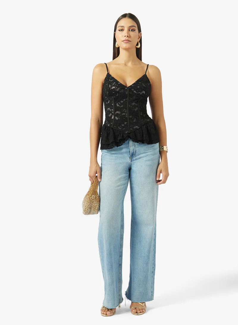 Ella  Lace Corset Cami Top for Women | Best Price UAE