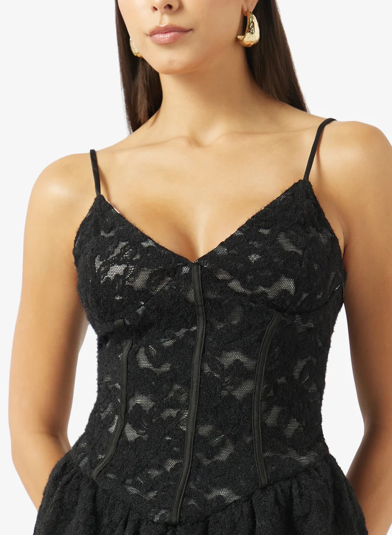 Ella  Lace Corset Cami Top for Women | Best Price UAE