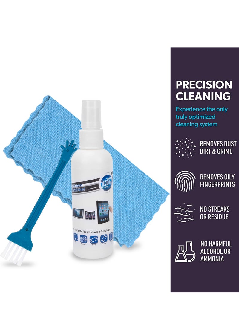 Laptop Screen Cleaning Kit , 2 Pack Spray and Cloth Set for LCD TFT LED Plasma OLED Monitors and Devices - Image 5