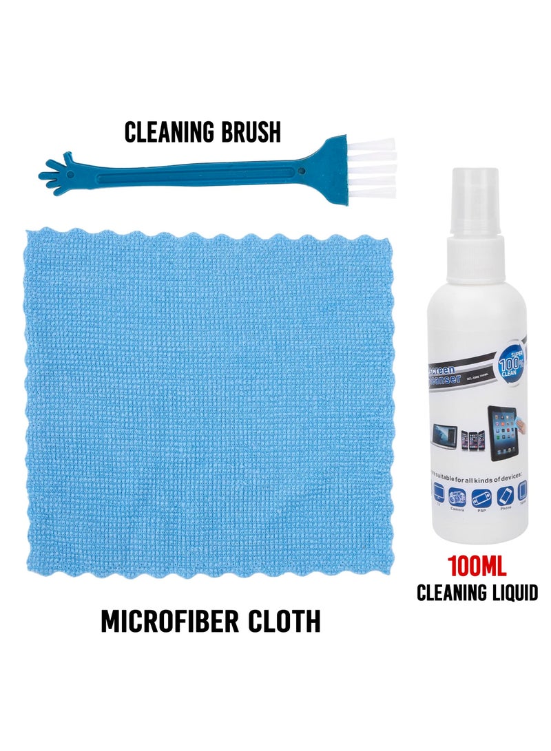 Laptop Screen Cleaning Kit , 2 Pack Spray and Cloth Set for LCD TFT LED Plasma OLED Monitors and Devices - Image 2