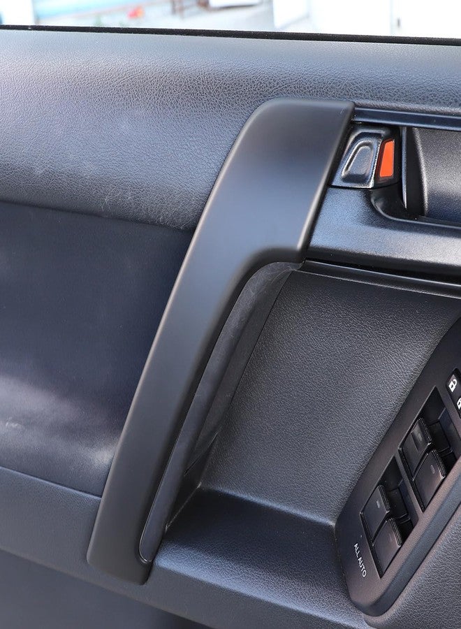 CHEAYAR Car Inner Door Handle Frame Cover Trim Fit for Toyota Land Cruiser Prado FJ150 LC150 150 2010-2018 ABS Inner Door Handle Cover, Car Interior Door Handle Protection Trim Cover, 4 PCS (Matt black) - Image 4