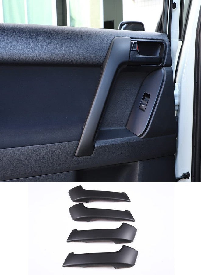 CHEAYAR Car Inner Door Handle Frame Cover Trim Fit for Toyota Land Cruiser Prado FJ150 LC150 150 2010-2018 ABS Inner Door Handle Cover, Car Interior Door Handle Protection Trim Cover, 4 PCS (Matt black) - Image 3