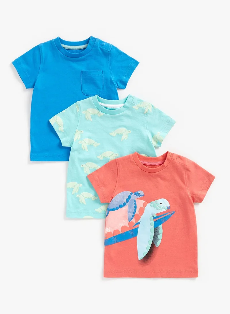 mothercare Kids 3 Pack Graphic T-Shirt