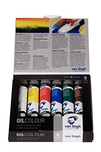 Van Gogh Oil Color Paint, 6x20ml Tubes, Starter Set - Image 3